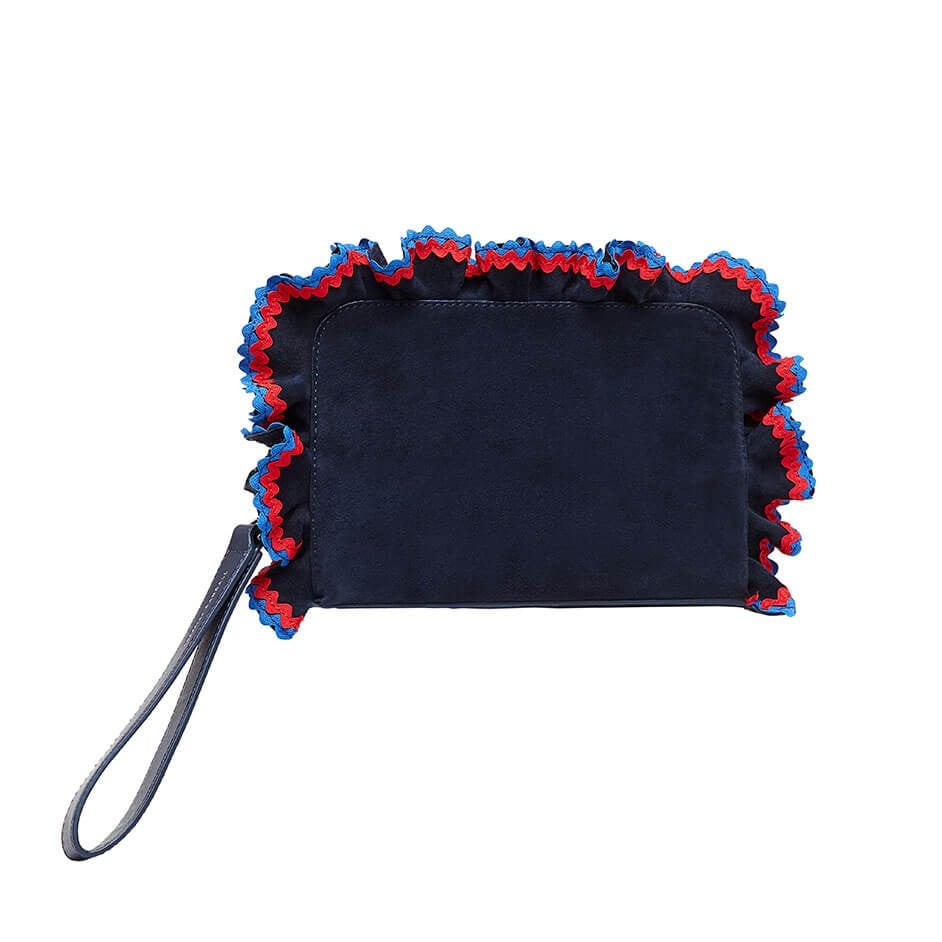 Loeffler Randall Attaché Domed Ruffle Wristlet