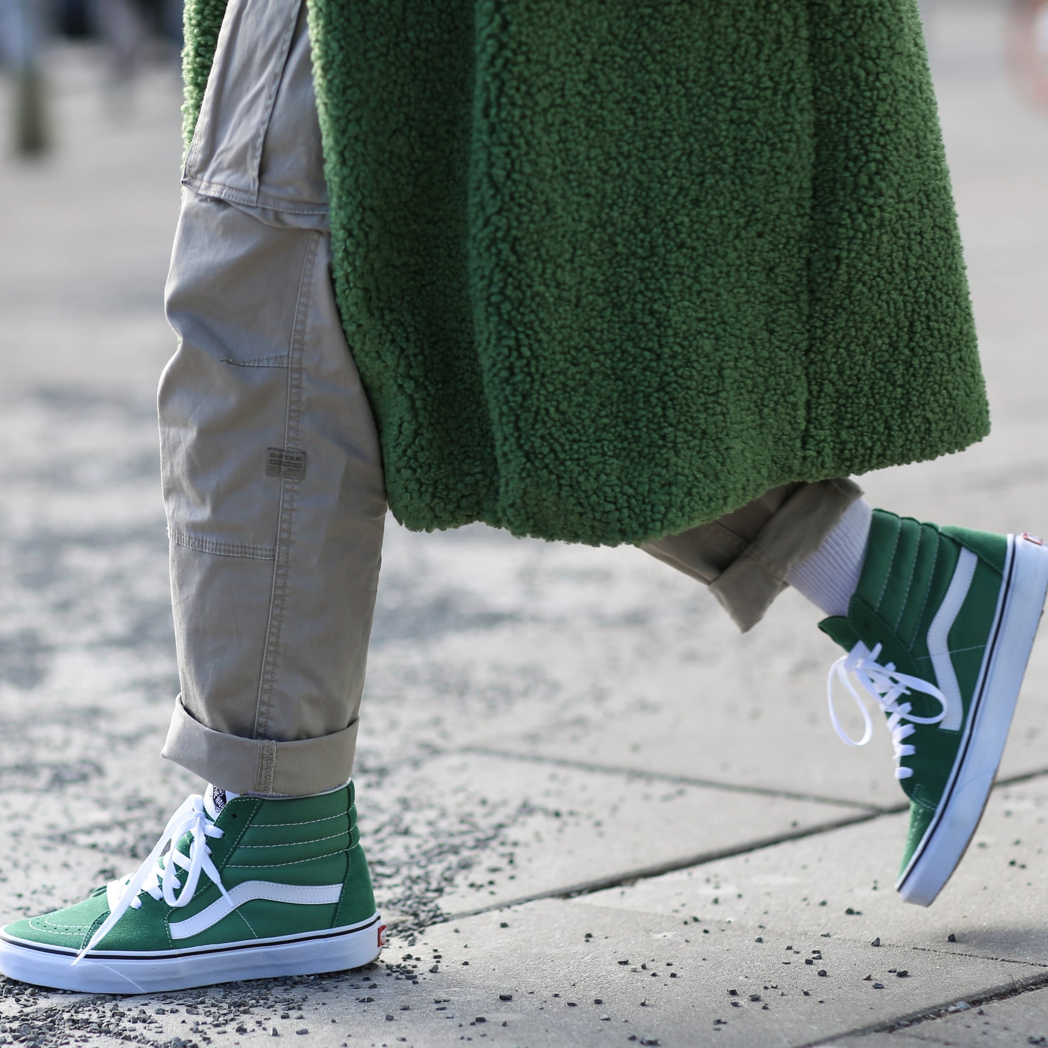 vans green outfit