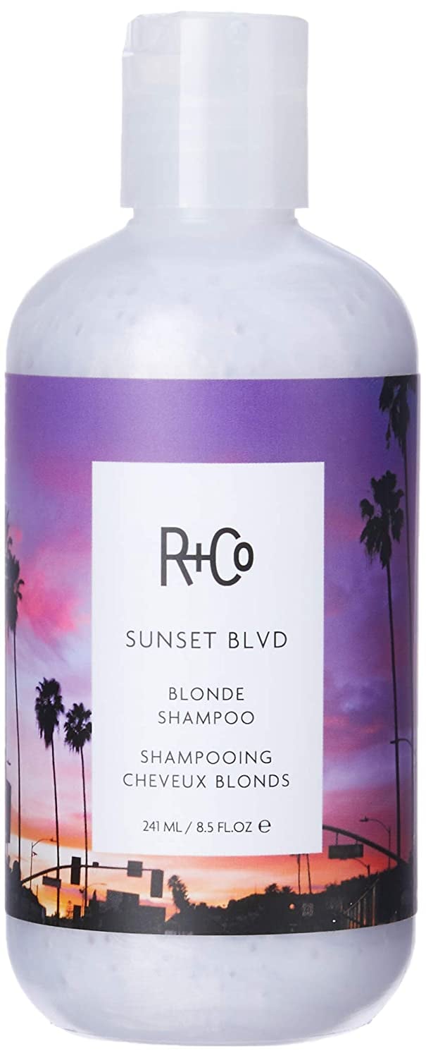 最佳素食紫色洗发水:R + Co日落大街金发洗发水