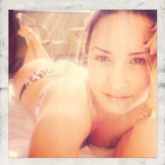 Demi Lovato in a Thong Bikini on Instagram