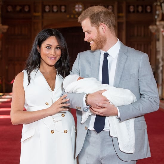 Meghan Markle White Trench Dress in Baby Pictures