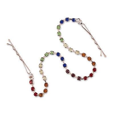 Sincerely Jules x Scunci Headwrap With Rainbow Stones