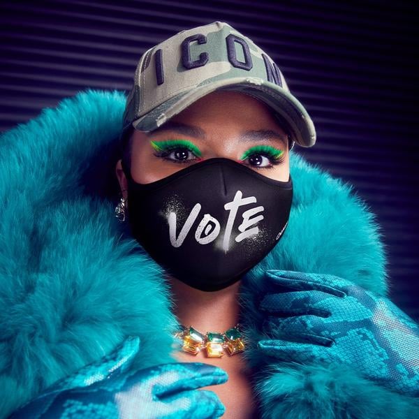 Quay x Lizzo Speak Out Vote Mask