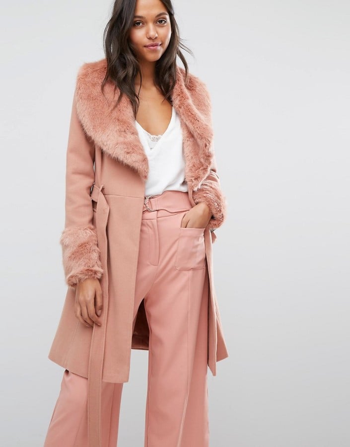 Miss Selfridge Faux Fur Cuff Fit 