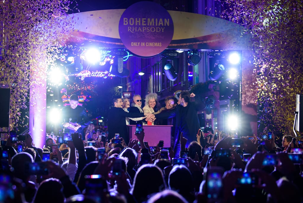 Queen Bohemian Rhapsody Lights on Carnaby Street in London