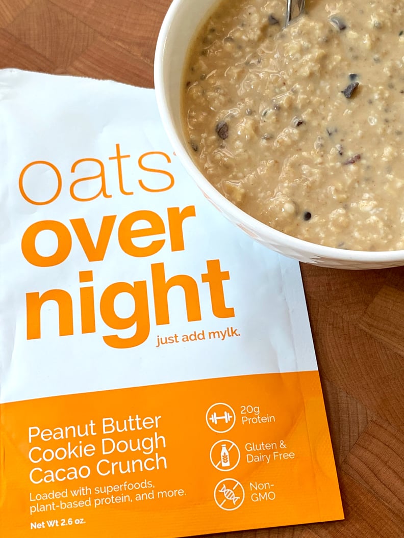 Oats Overnight Peanut Butter Crunch Bottled Shake - Gluten Free, Non-GMO, Vegan Friendly Breakfast Meal Replacement Shake with Powdered Oat Milk.