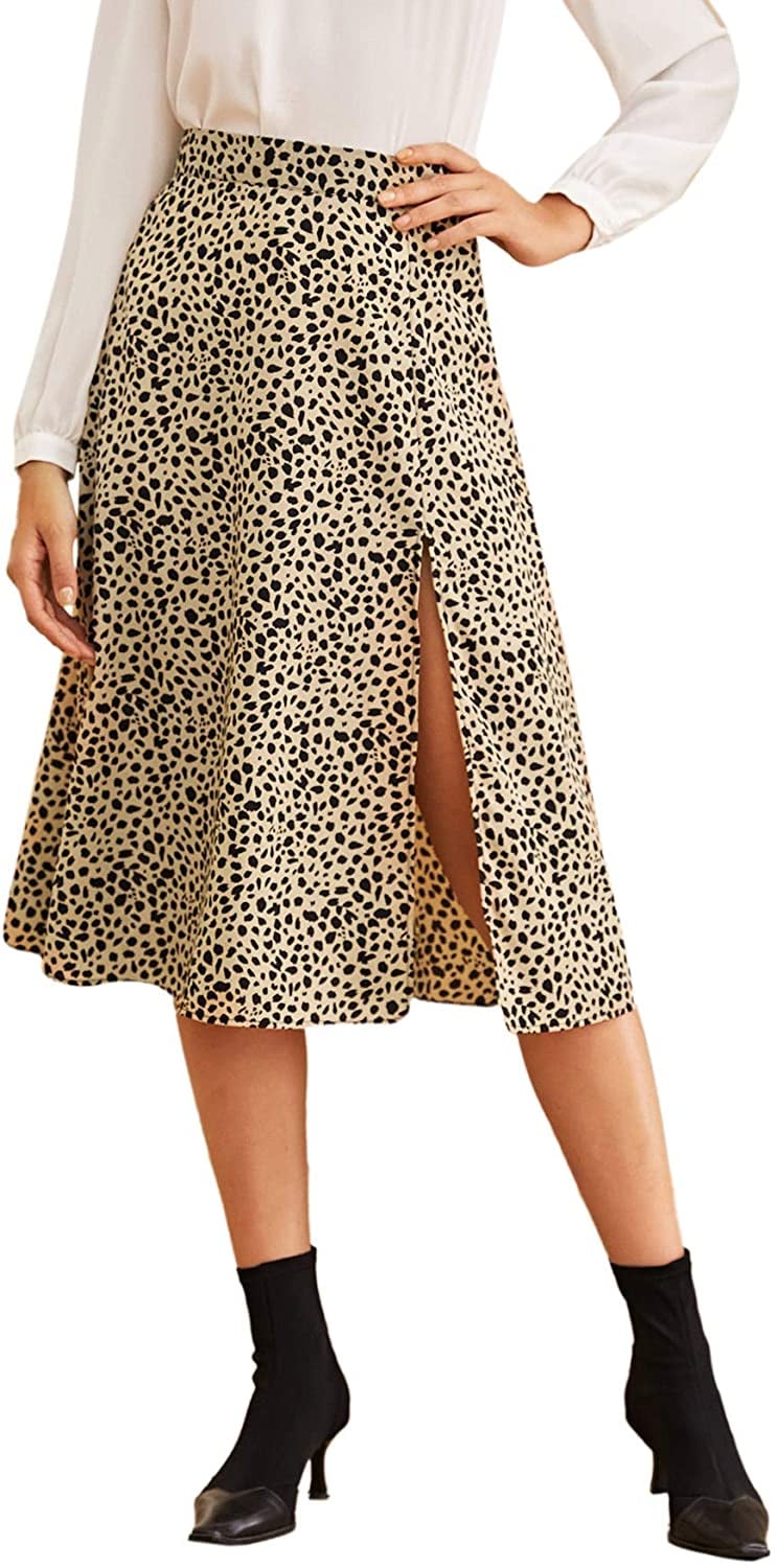 For an Office-Ready Pick: SweatyRocks A-Line Midi Skirt