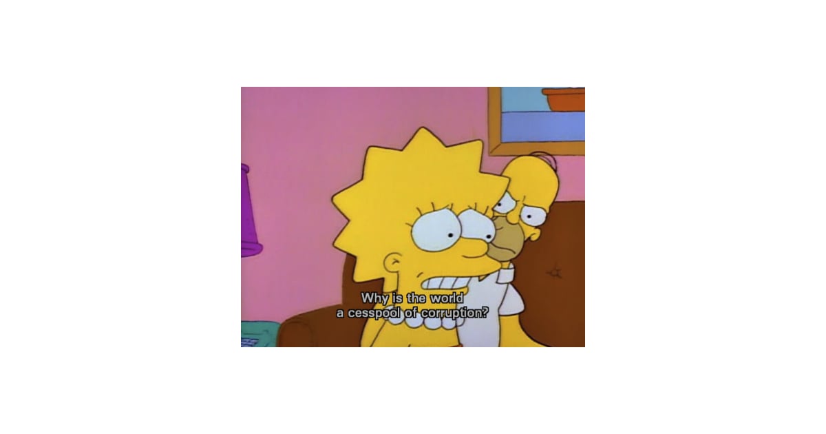 Reading The News Lisa Simpson GIFs POPSUGAR Entertainment Photo 4