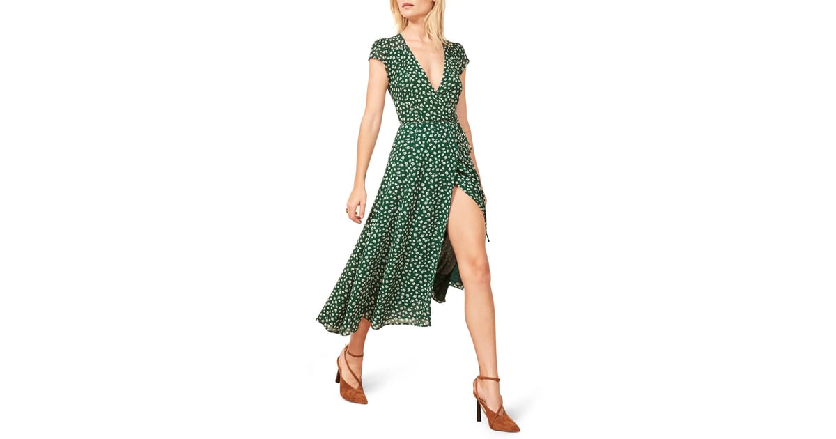carina midi wrap dress