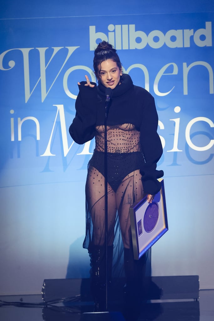 Rosalía's Sheer Dress at 2023 Billboard Women in Music