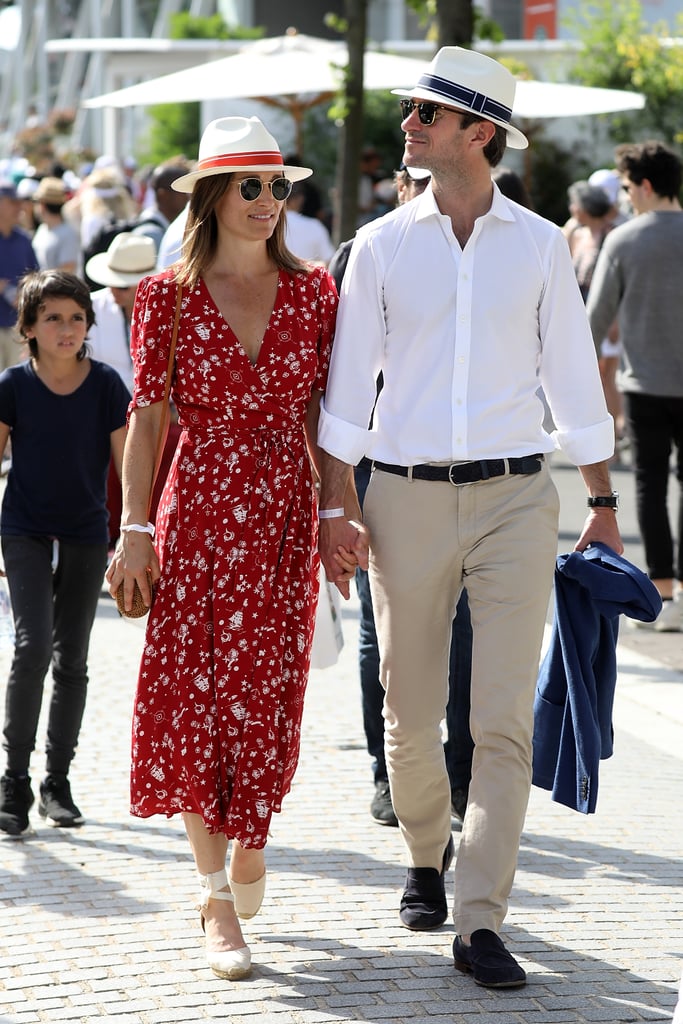 Pippa Middleton Red Ralph Lauren Dress