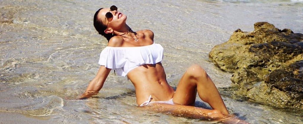 Alessandra Ambrosio Off-the-Shoulder Bikini