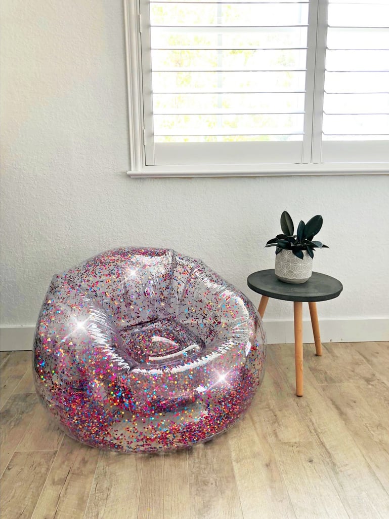 Inflatable Glitter Chair in Multicolor