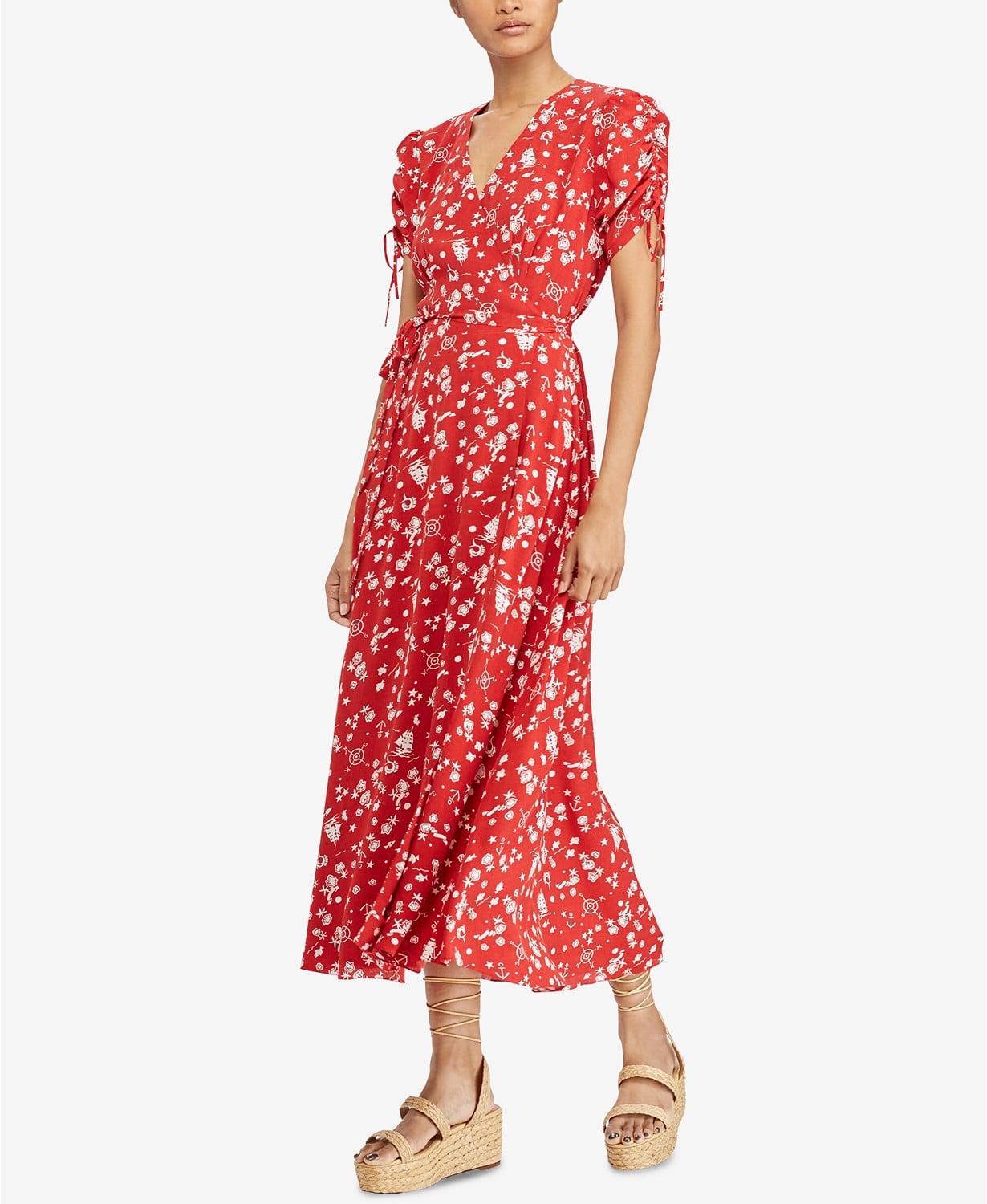 Pippa Middleton Red Ralph Lauren Dress 