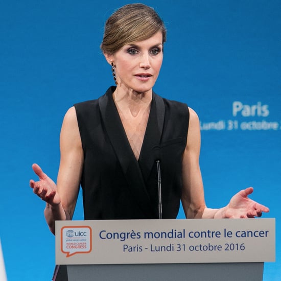 Queen Letizia's Long Earrings October 2016