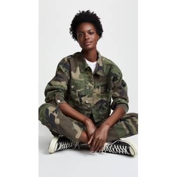 Topshop camo shacket hotsell