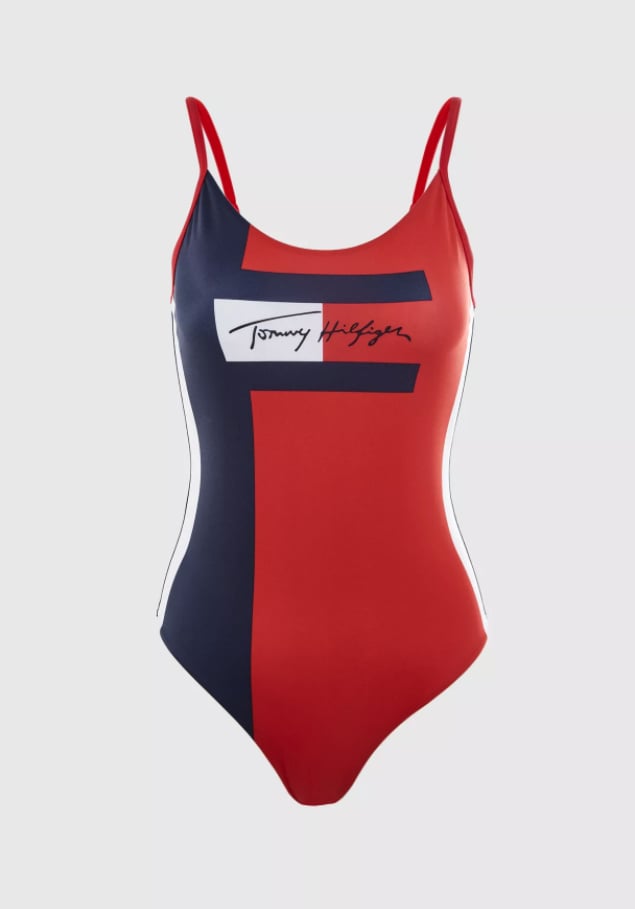Tommy Hilfiger – Logo Colorblock Swimsuit