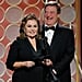 John Goodman and Roseanne Barr at 2018 Golden Globes