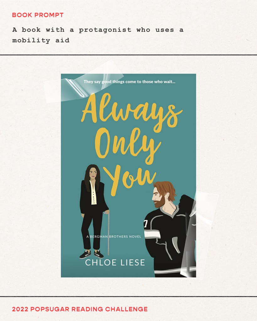 A book with a protagonist who uses a mobility aid