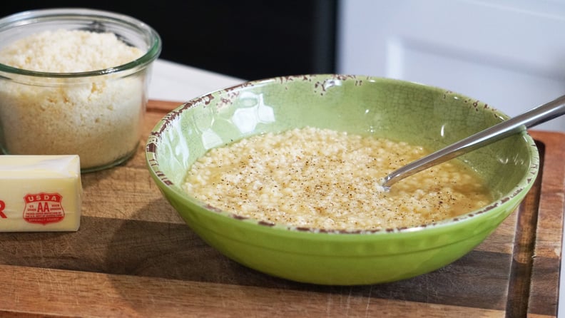 pastina soup in a bowl