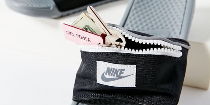 Nike Benassi Just Do It Fanny Pack Slide Sandals POPSUGAR