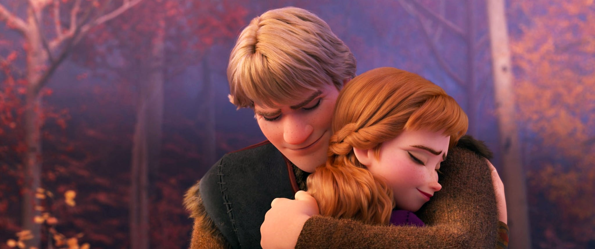 FROZEN II, (aka FROZEN 2), from left: Kristoff (voice: Jonathan Groff), Anna (voice: Kristen Bell), 2019.  Walt Disney Studios Motion Pictures / courtesy Everett Collection