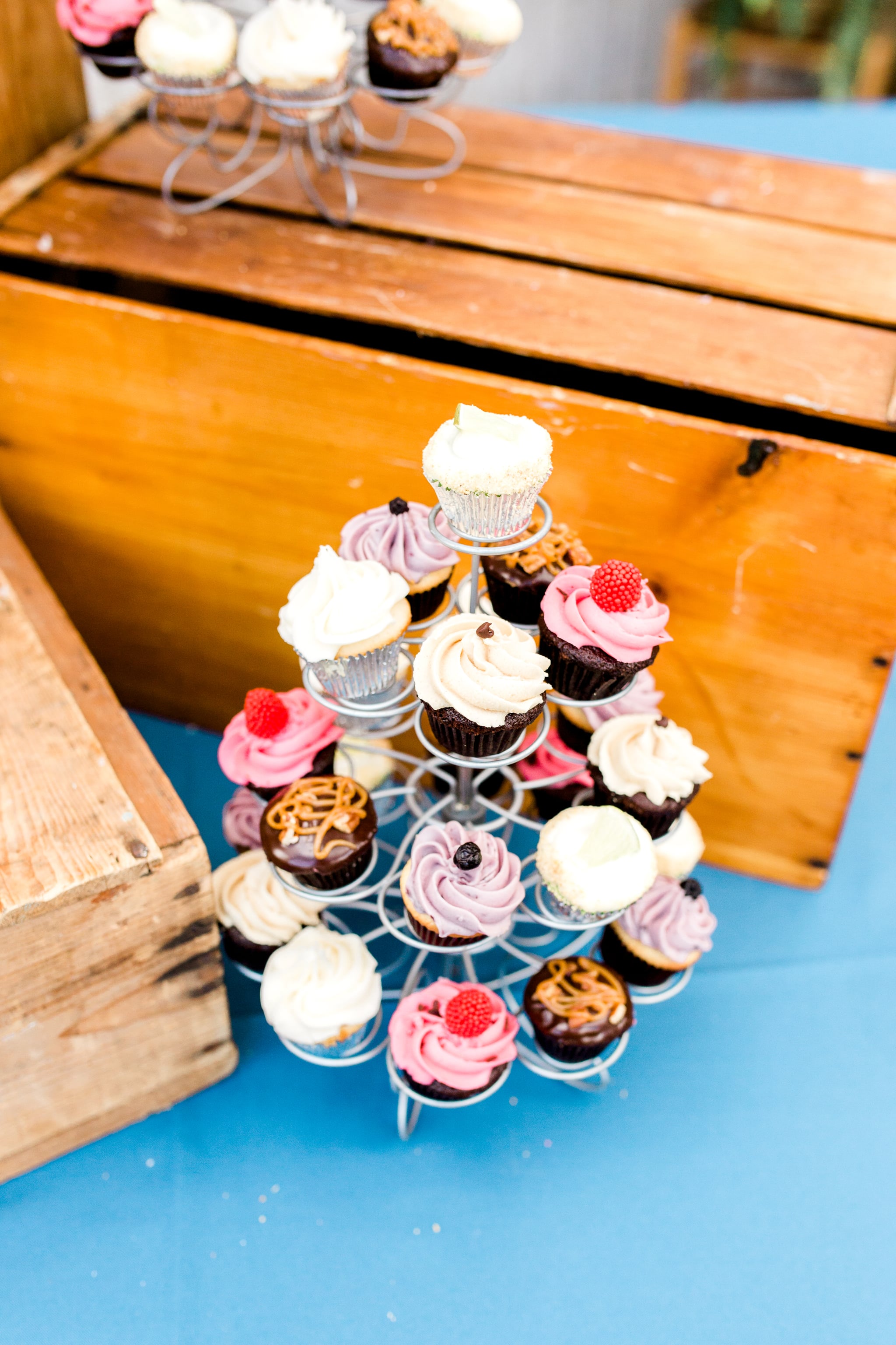 Cupcake Tower Eat Up These 40 Baby Shower Snacks And Sips Are