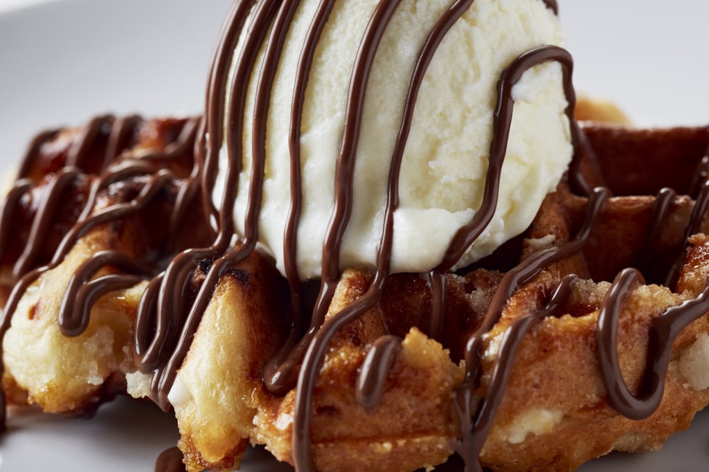 Waffle With Nutella and Gelato Nutella Cafe in Chicago POPSUGAR