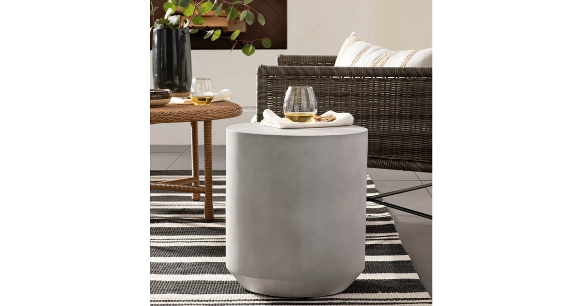 Threshold designed with Studio McGee Faux Stone Patio Accent Table