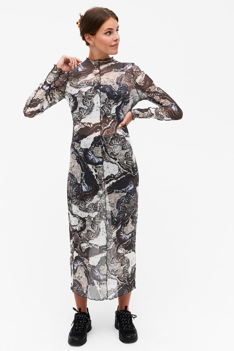 Monki mesh dress discount