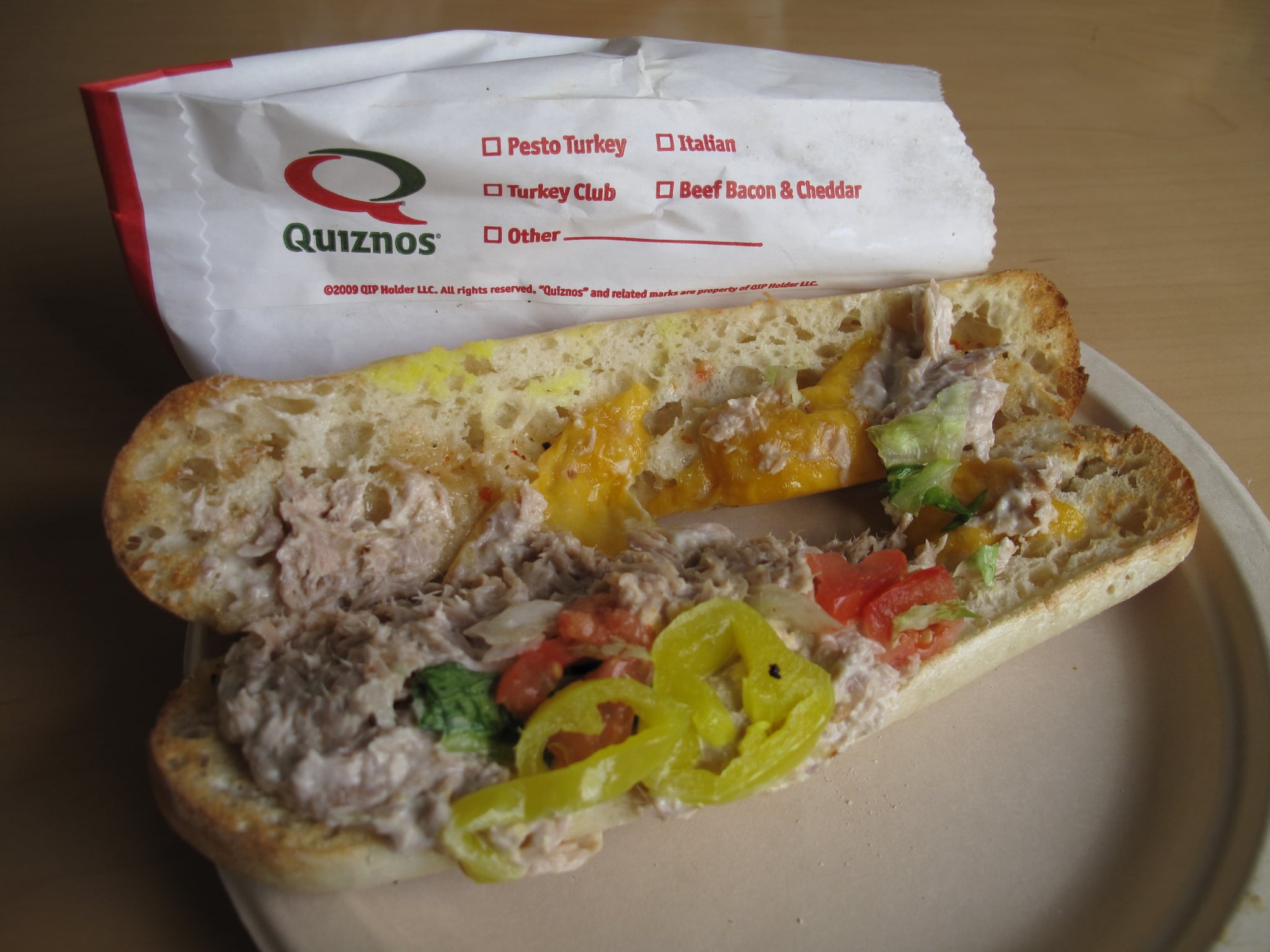 Review of Quiznos Toasty Bullet Sandwiches POPSUGAR Food