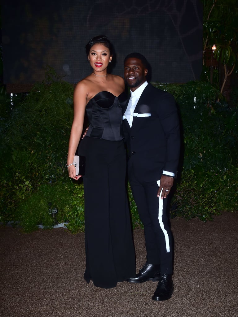 Kevin Hart and Eniko Parrish at Jumanji Premiere 2017
