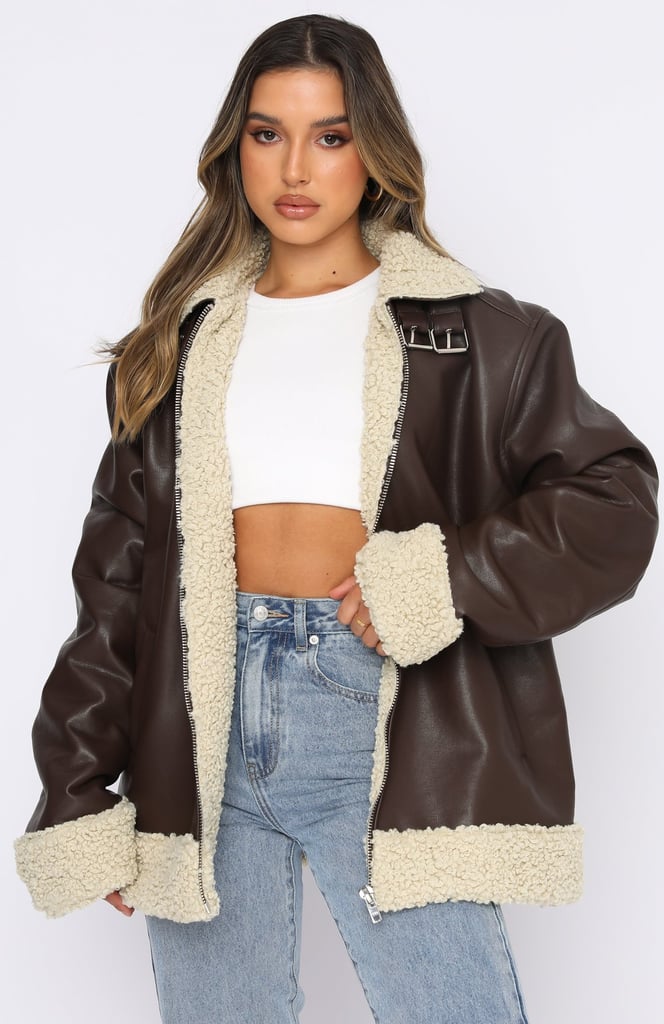 The Faux Fur Trimmed Top Is a Major 2021 Trend | POPSUGAR Fashion UK