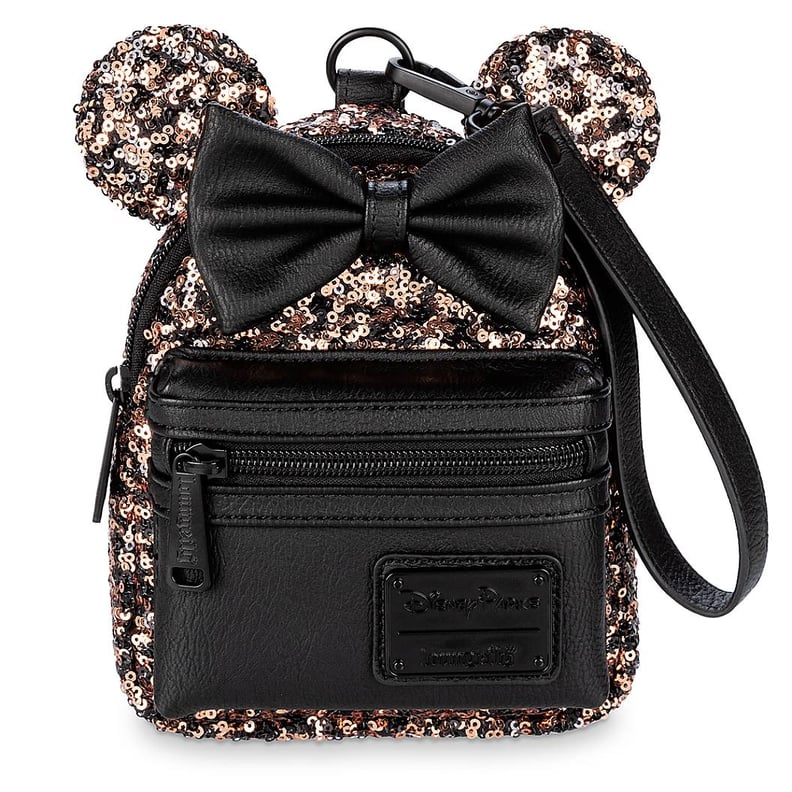 Belle Bronze Minnie Mouse Sequined Wristlet