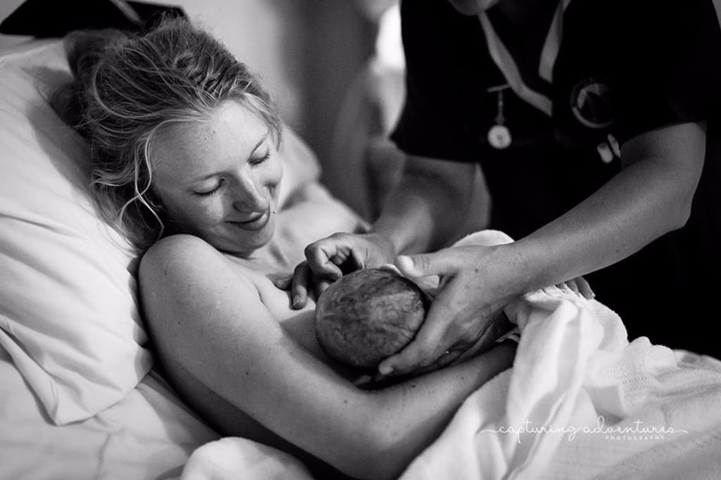 Photos of Moms Breastfeeding For the First Time