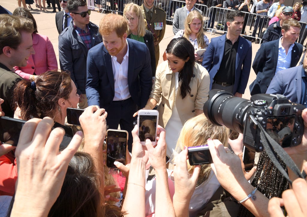 Prince Harry Meghan Markle Break Selfie Protocol in Sydney