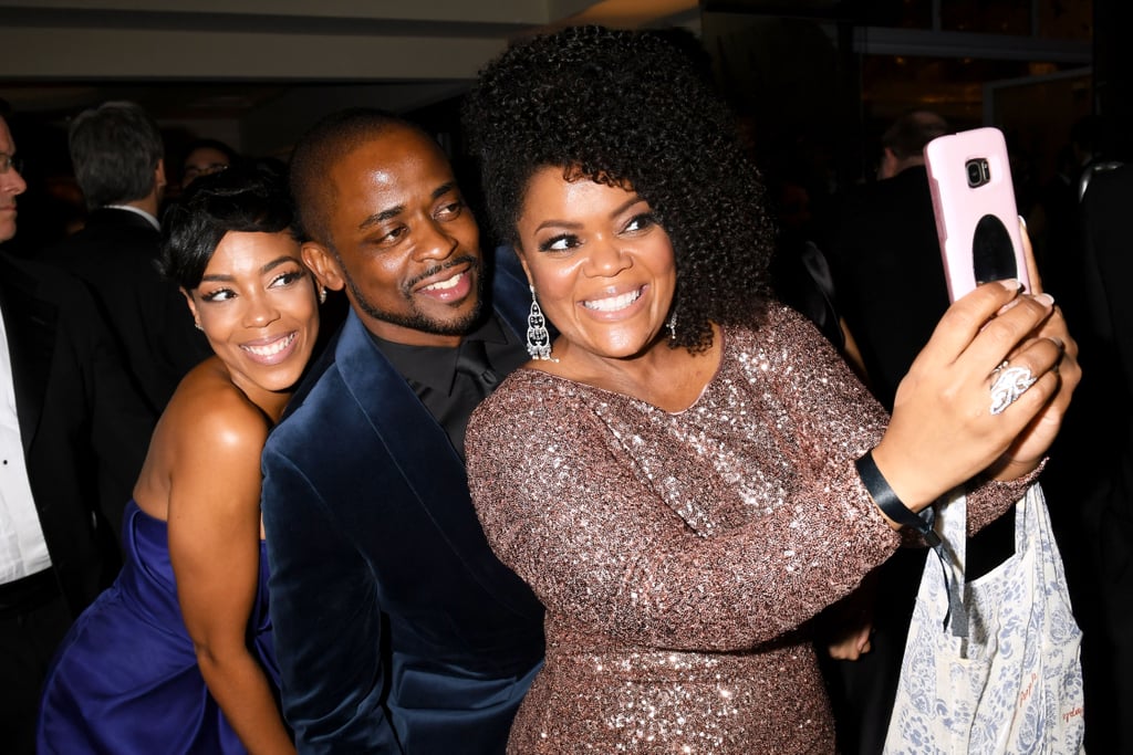 Pictured: Yvette Nicole Brown, Dule Hill, and Jazmyn Simon