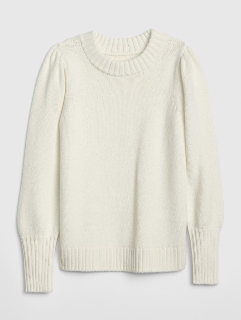 Layer this Puff Sleeve Sweater ($70) underneath the jacket for ultimate warmth. The neutral color palette gives you the freedom to accessorize till your heart's content.