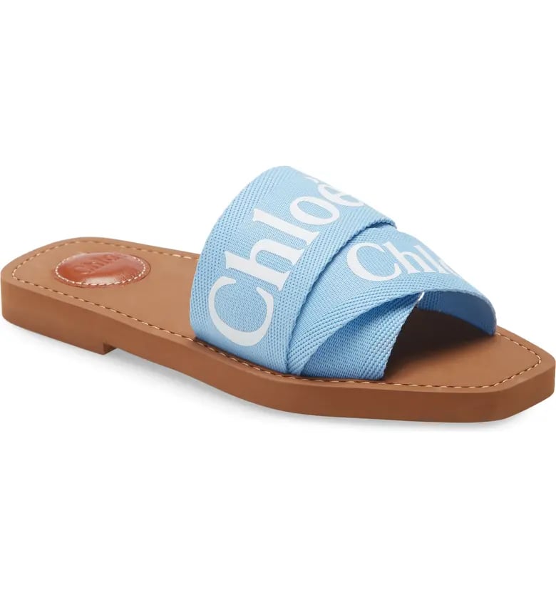 Chloé Logo Slide Sandals