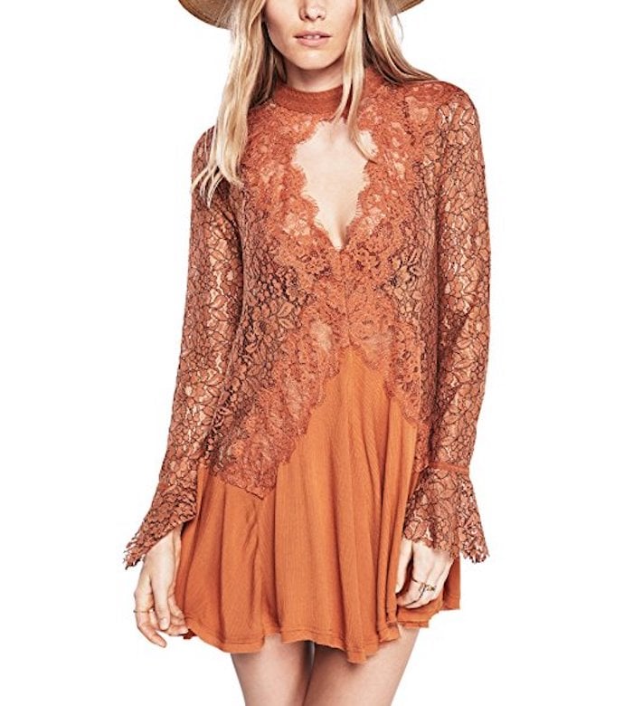 Bessla Lace Cotton Mini Dress