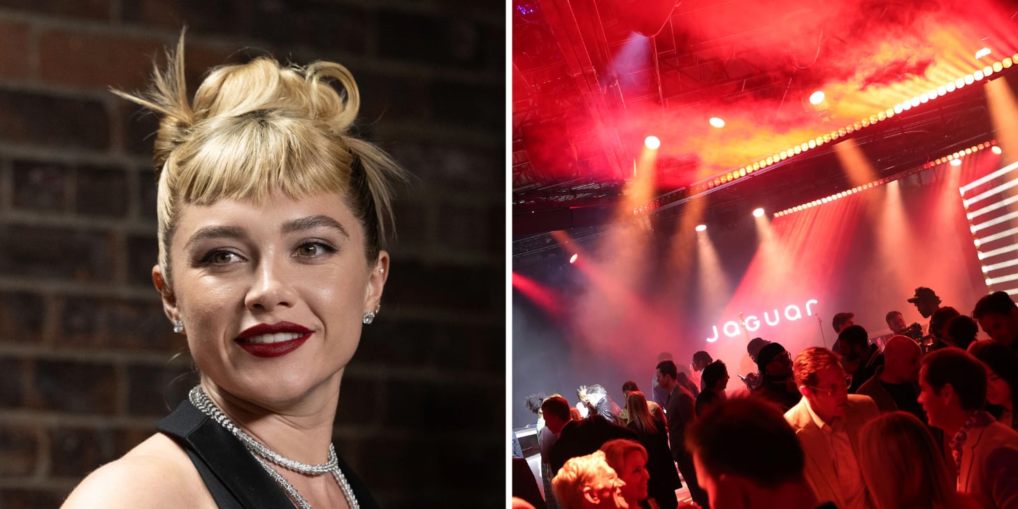 We Partied With Florence Pugh at the Jaguar Type 01 World Premiere