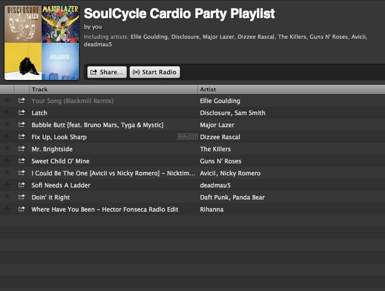 SoulCycle Party Playlist