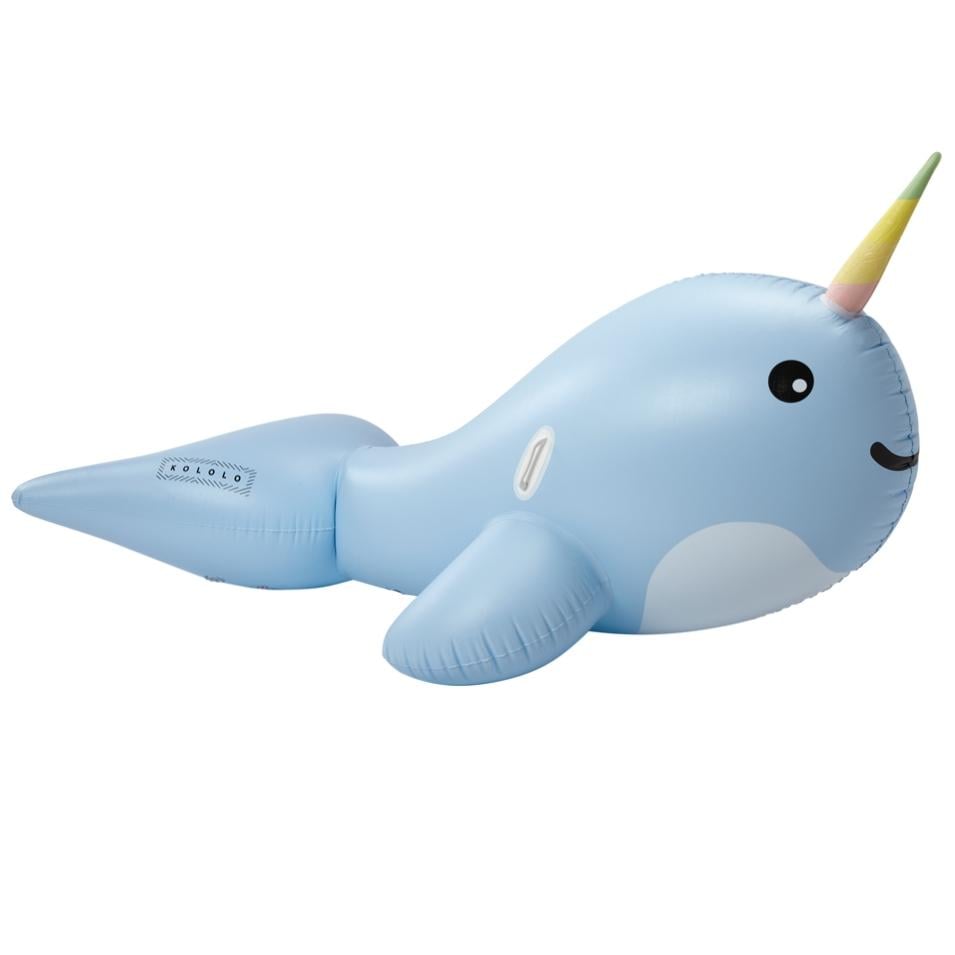 Giant Narwhal Pool Float