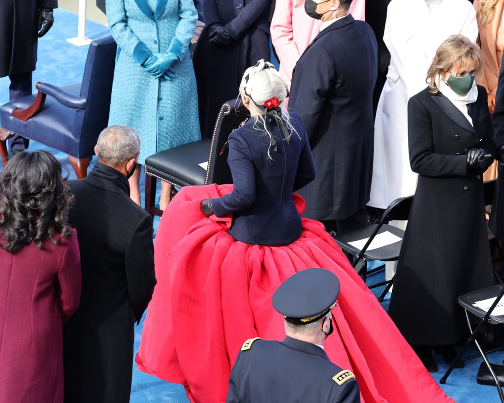 Lady Gaga's Braided Crown Hairstyle at Biden's Inauguration
