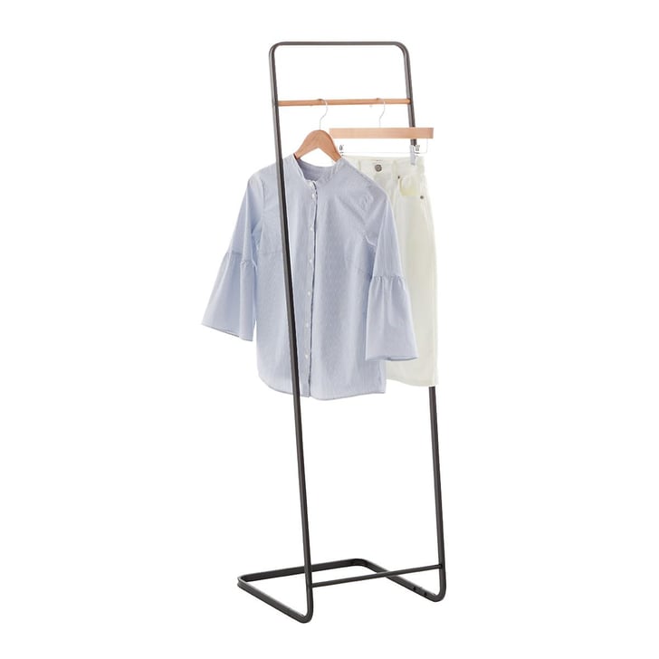 Yamazaki Black Freestanding Clothes Rack Stylish Clothing Racks