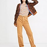 madewell x kule silk leopard bandana
