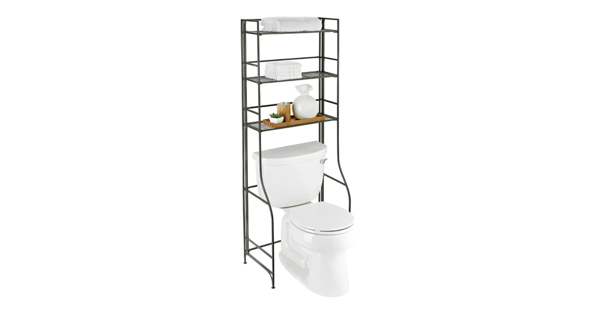 For Above the Toilet Iron Folding Bath Etagere Best Bathroom Organisers From The Container