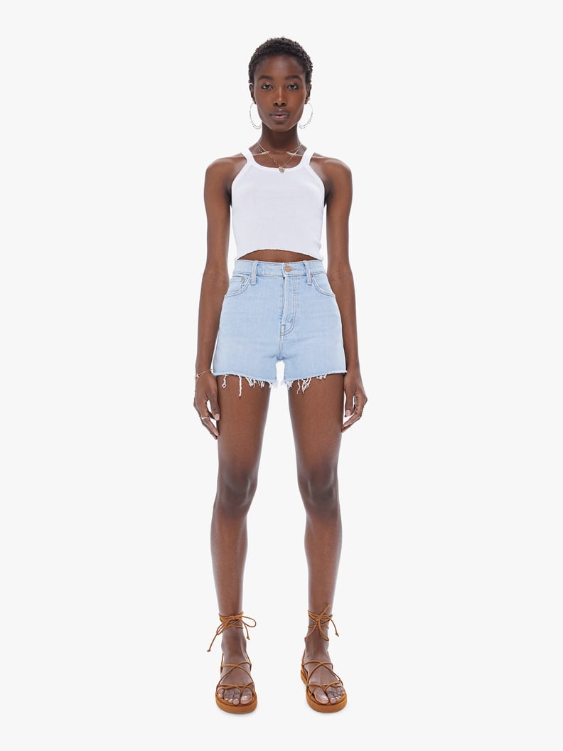 Denim Shorts For Petite: Mother Denim The Scrapper