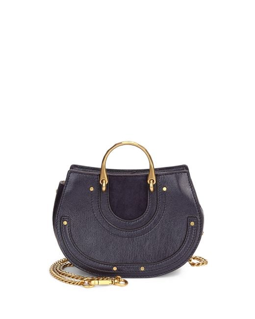 Chloé Pixie Mini Round Leather Shoulder Bag