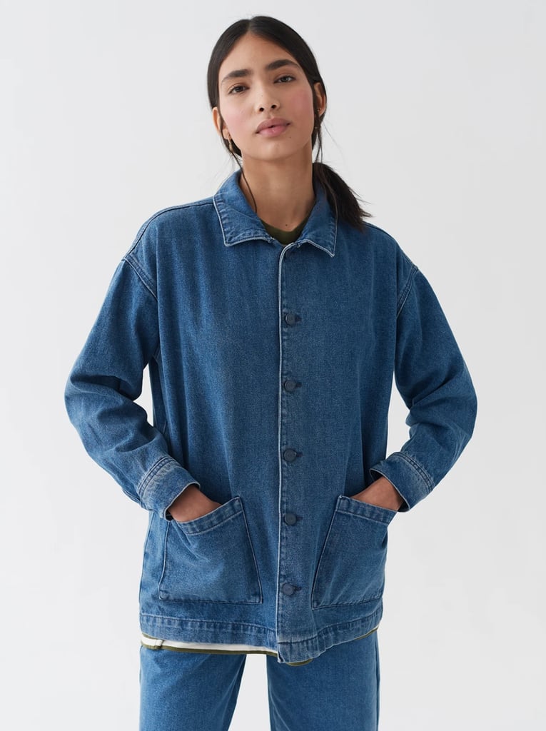 Lazy Oaf Chore Jacket in Blue Denim